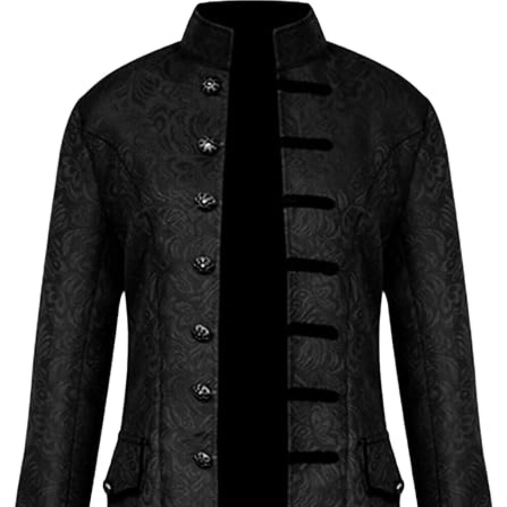 Mens Vintage Button Down Jacket. NWoT. Size 4X. Black.